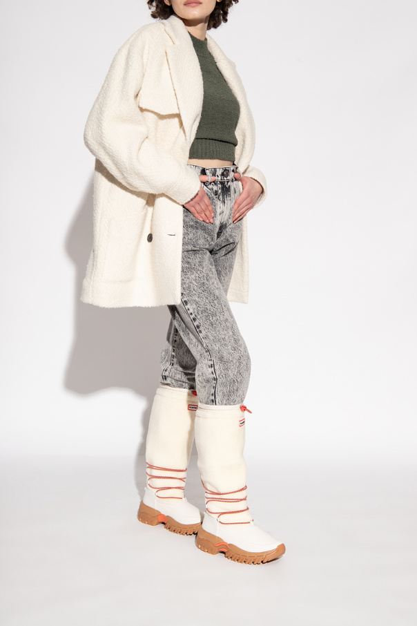 HUNTER★(w) Wanderer Shearling Insulated Snow Boots★22-28cm Amazon.com | Hunter Wanderer Tall Sherpa Snow Boots for
